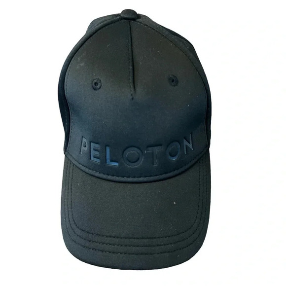 Peloton Accessories - PELOTON Black Polyester Blend Cap Baseball Hat One Size
